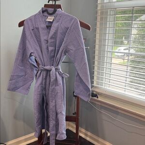 Blue Waffle Bathrobe by